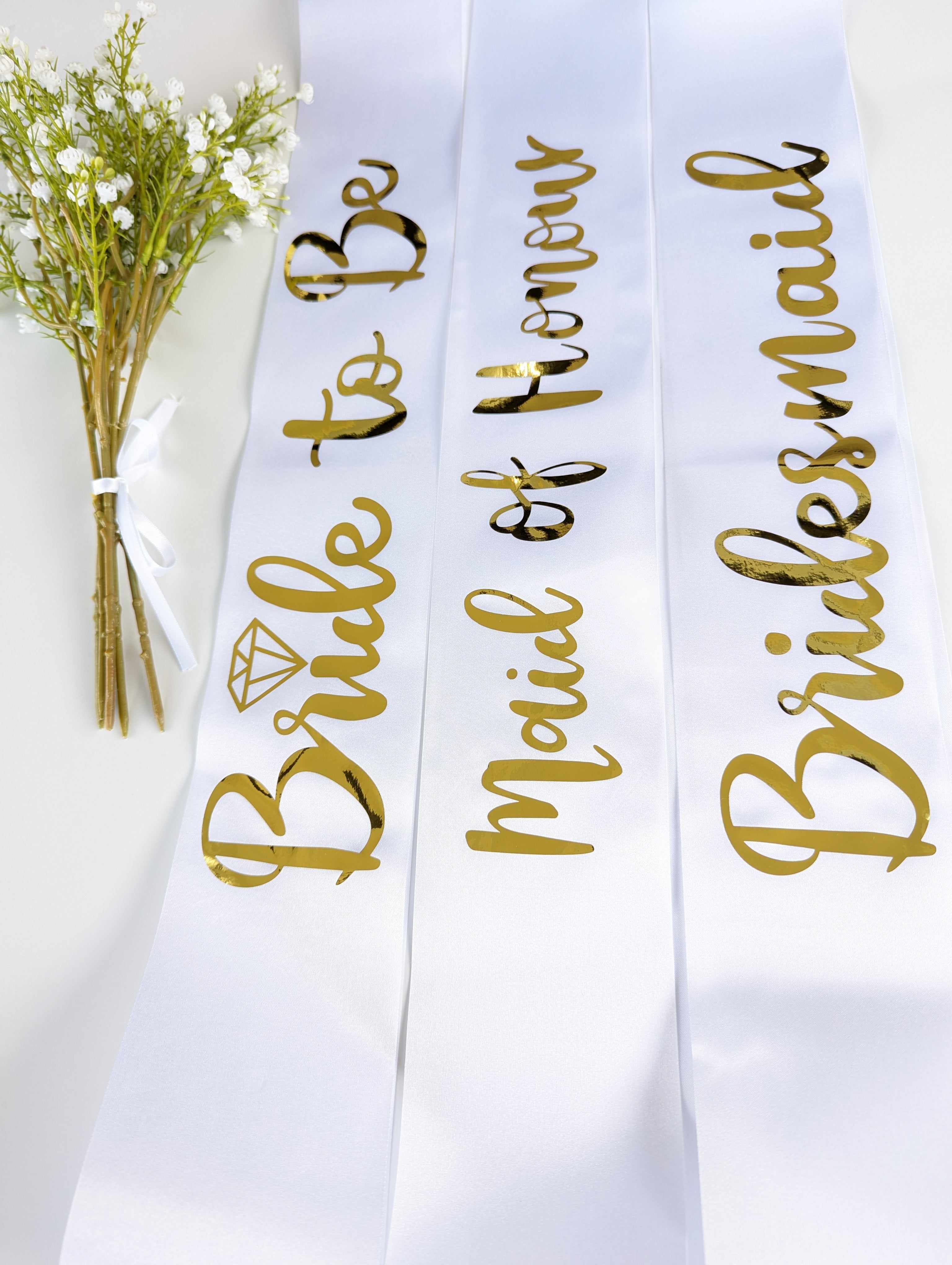 Affordable Customised Bridal Sashes Get Spliced