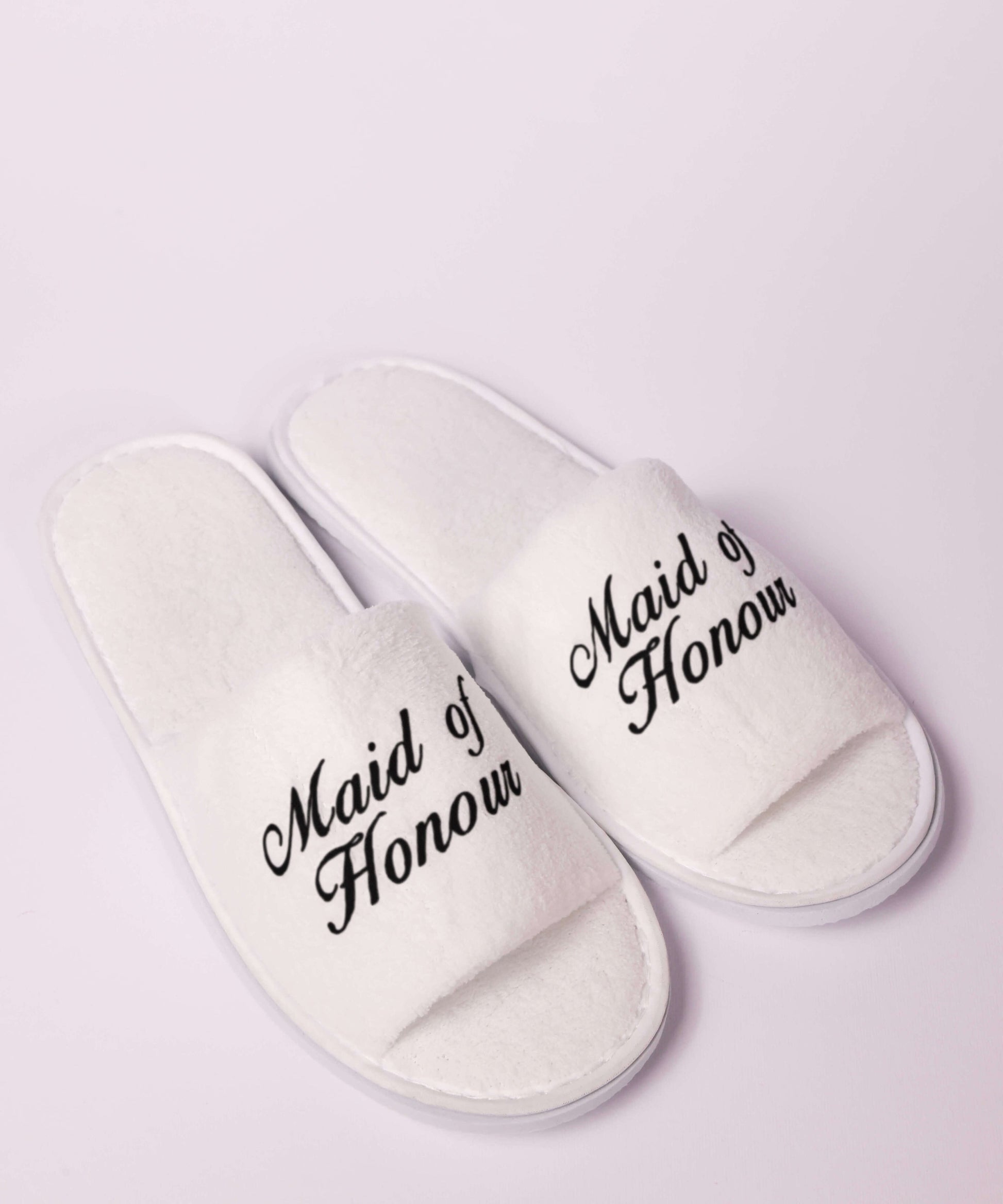 Maid of Honour Slippers Black