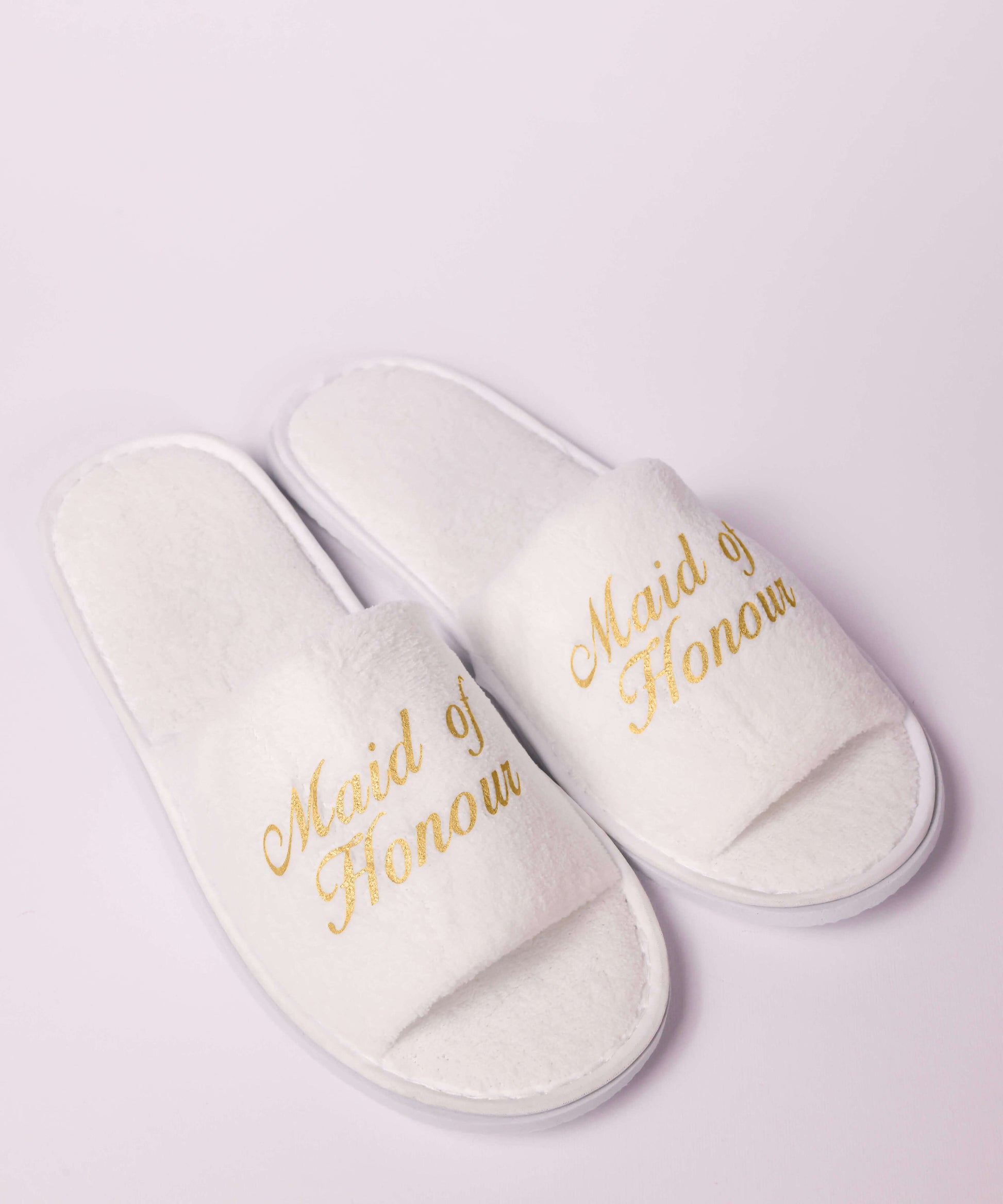 Maid of Honour Slippers Gold