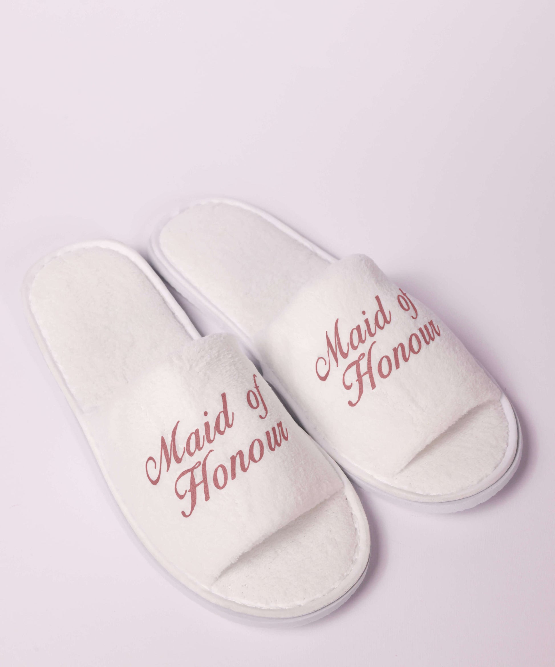 Maid of Honour Slippers Rose Gold