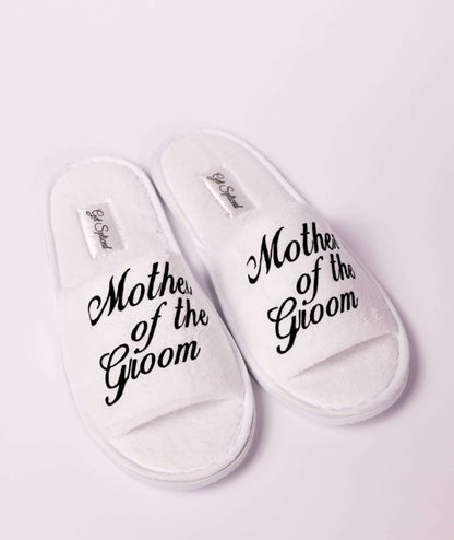 Mother of the Groom Slippers Black